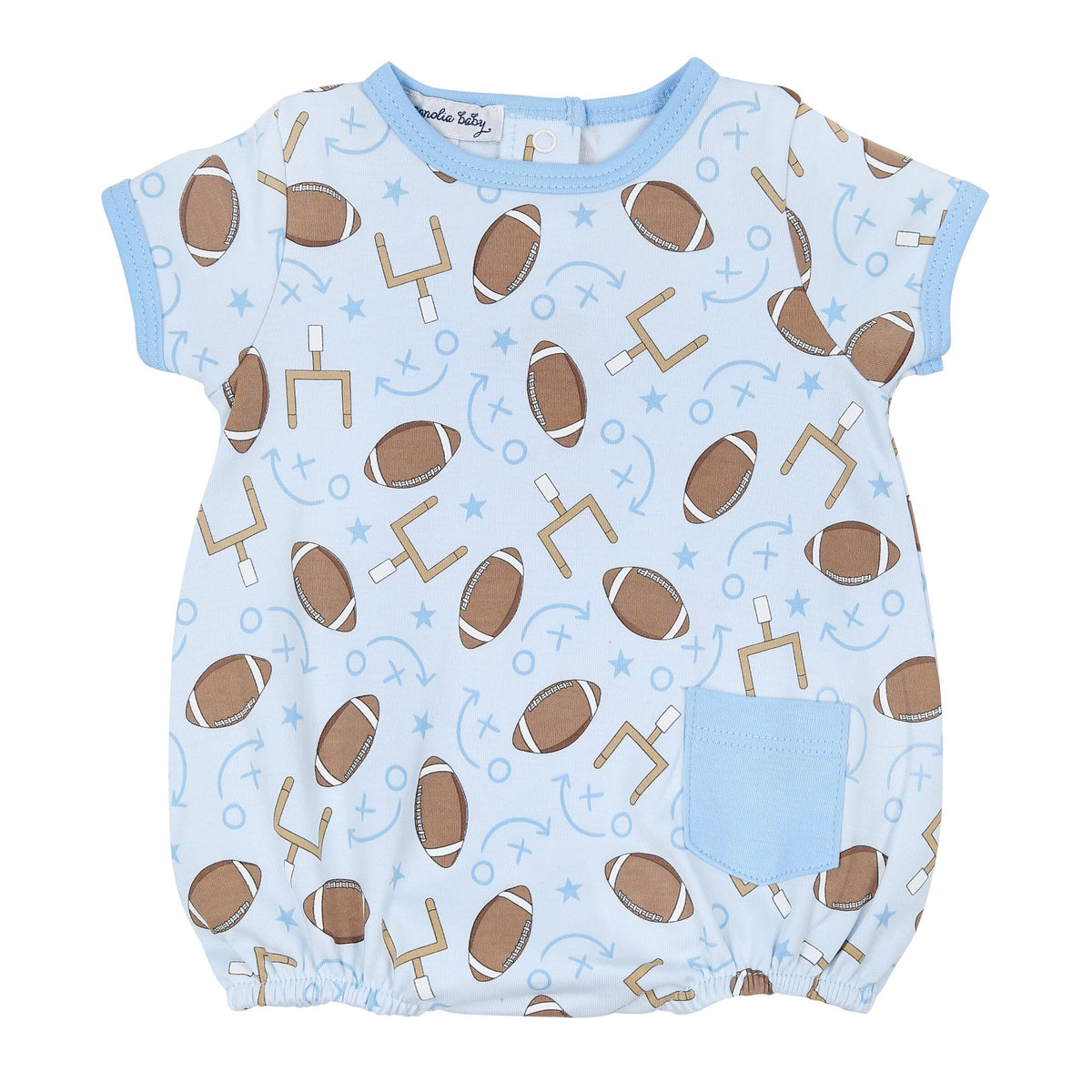 Magnolia Baby Kick Off! Printed Bubble - Blue