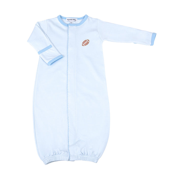 Magnolia Baby Darling Football Embroidered Converter - Blue