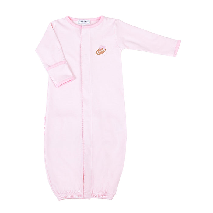 Magnolia Baby Darling Football Embroidered Ruffle Converter - Pink