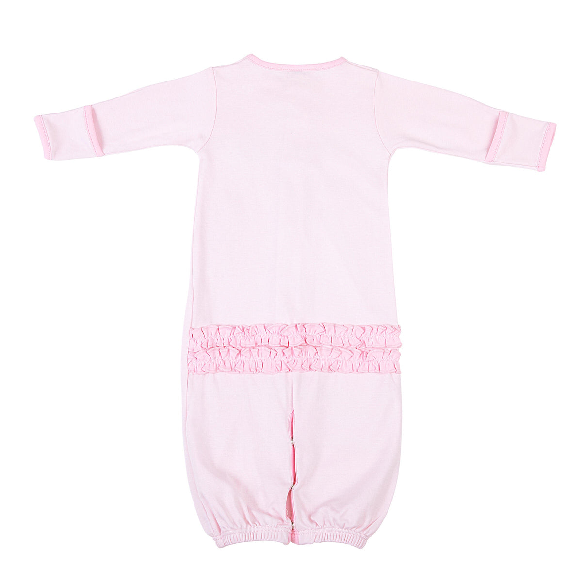 Magnolia Baby Darling Football Embroidered Ruffle Converter - Pink