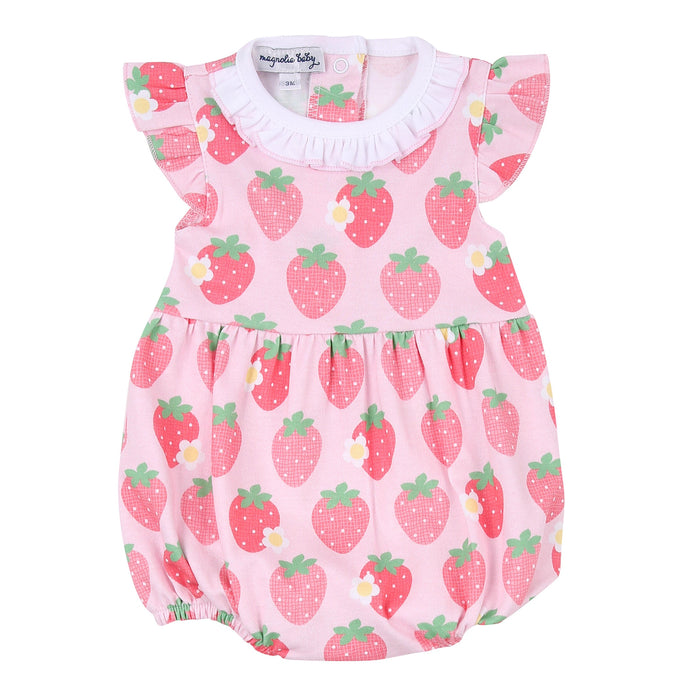 Magnolia Baby Berry Sweet Printed Flutters Bubble - Pink