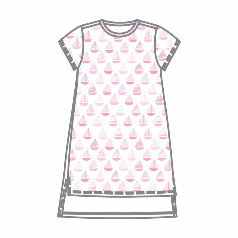 Magnolia Baby Sweet Sailing Women's Nightdress - Pink