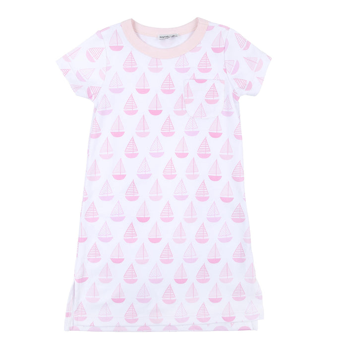 Magnolia Baby Sweet Sailing Girl's Nightdress - Pink