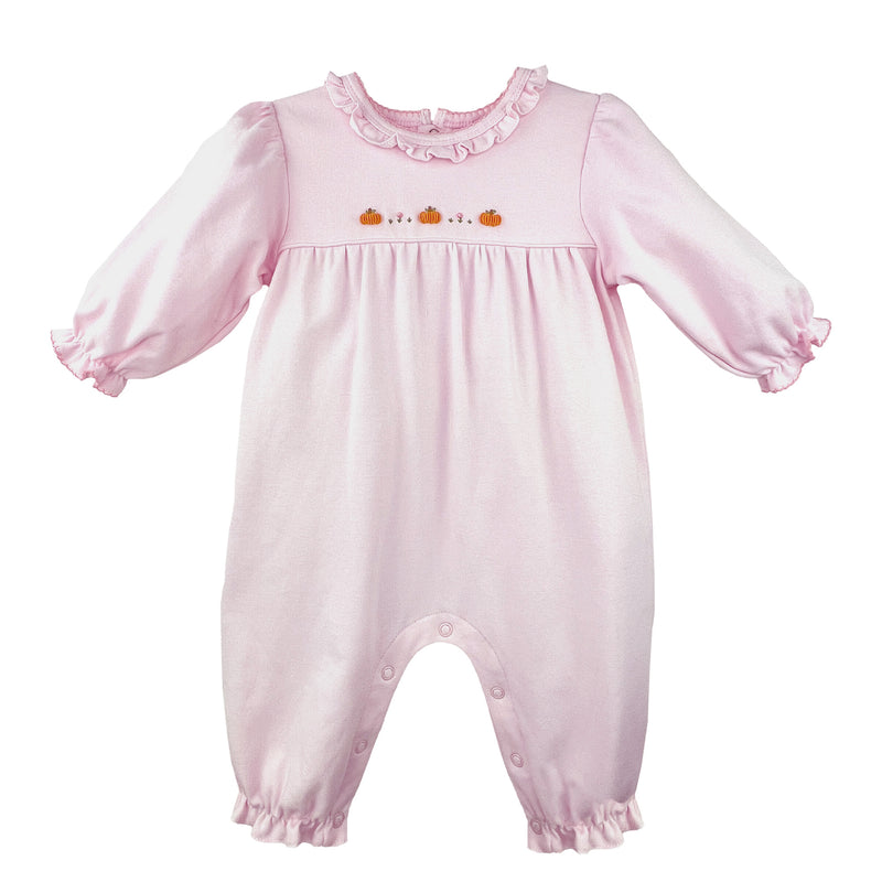 Petit Ami Pumpkin Romper - Pink