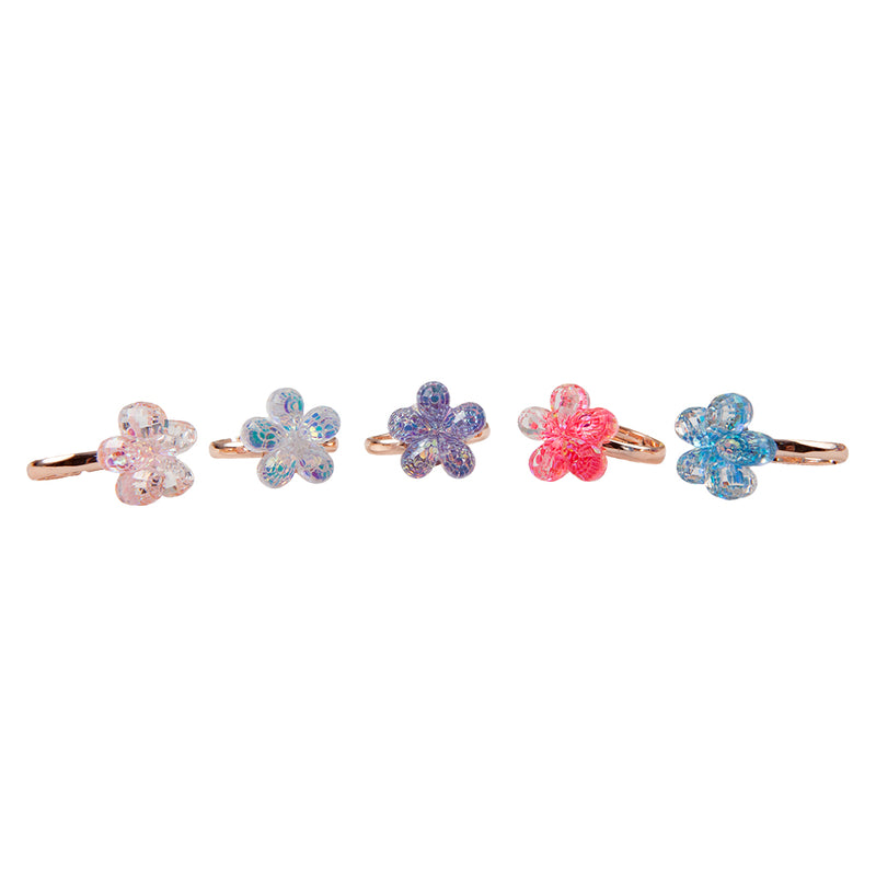 Great Pretenders Boutique Shimmer Flower Rings