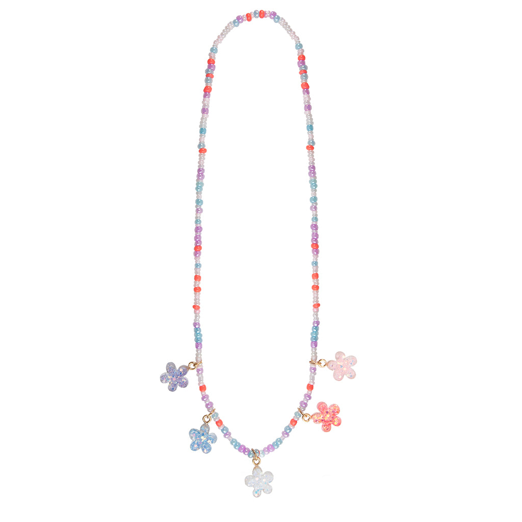 Great Pretenders Boutique Shimmer Flower Necklace