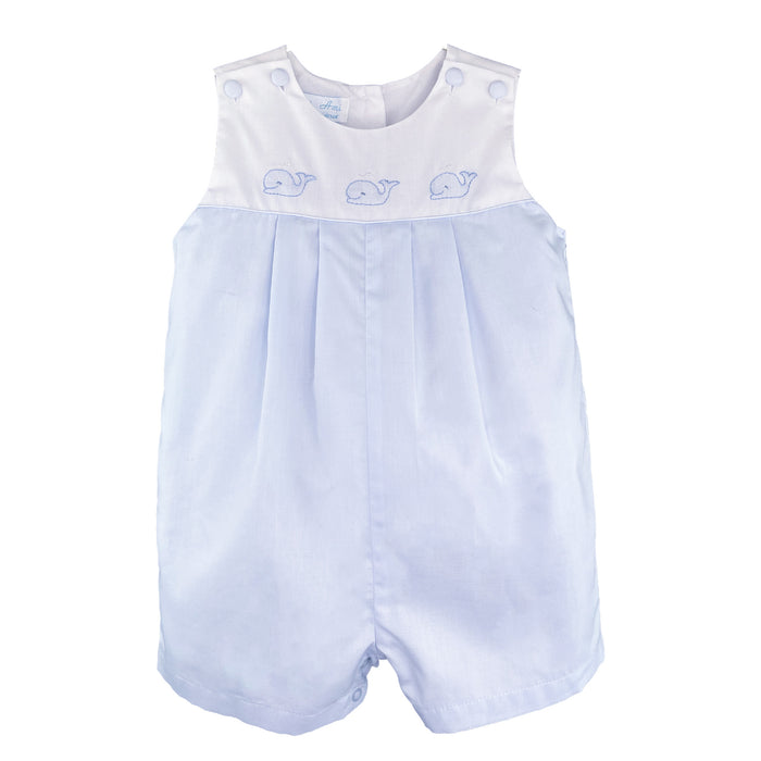 Petit Ami Whale Sunsuit - Blue