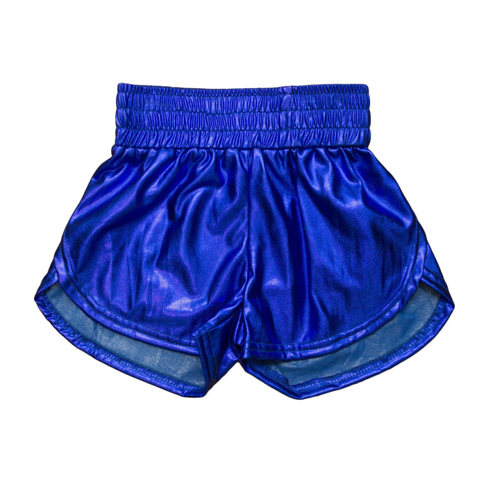 Belle Cher Metallic Shorts - Royal Blue