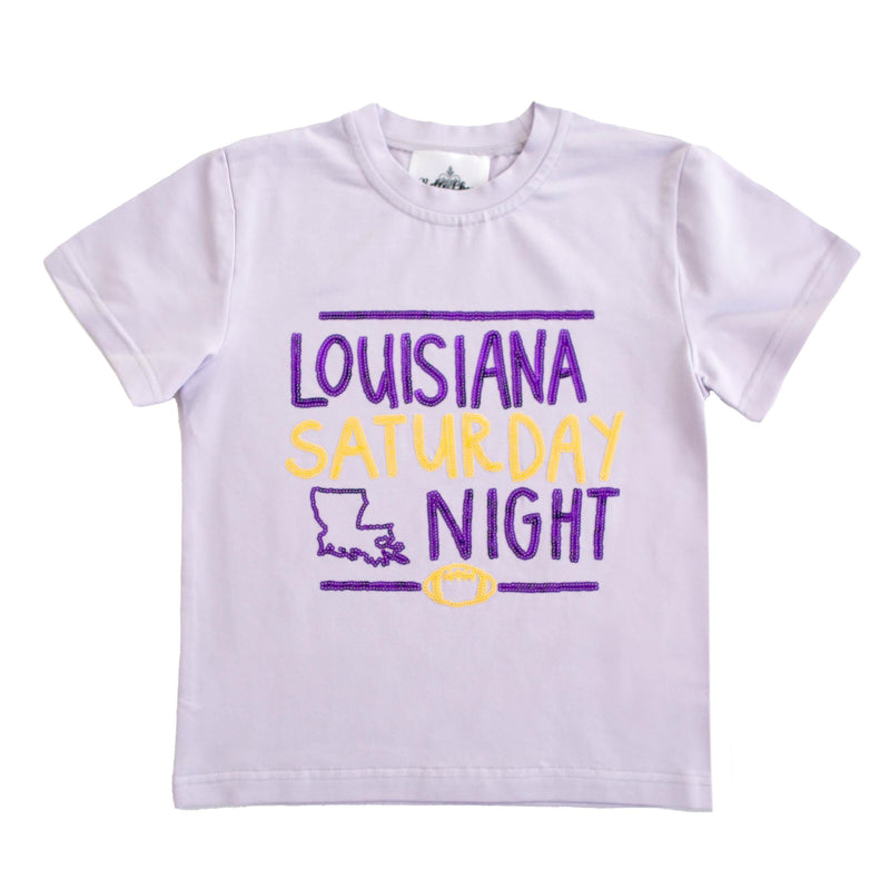 Belle Cher Louisiana Saturday Night T-Shirt - Lavender