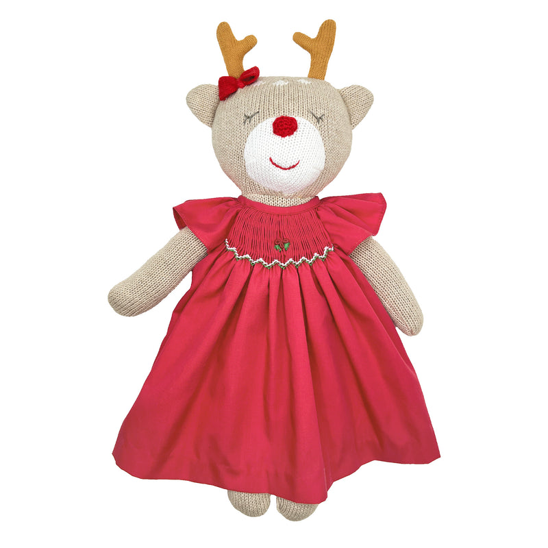 *Pre-Sale* Zubels Reindeer w/ Red Dress