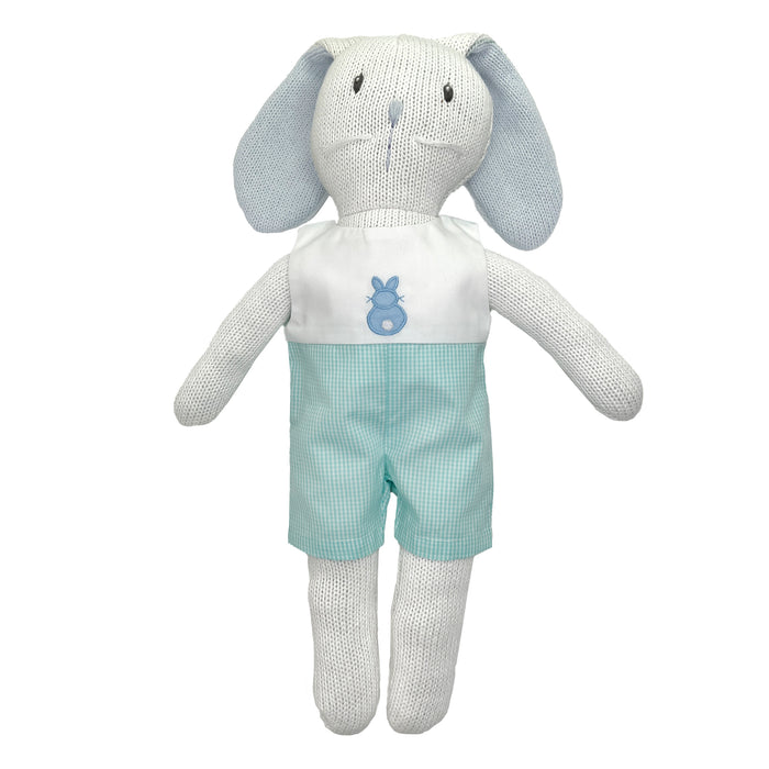 Zubels Knit Bunny w/ Mint Romper