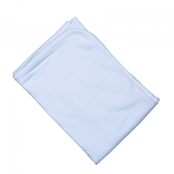*Pre-Order* Baby Loren Receiving Blanket - Blue