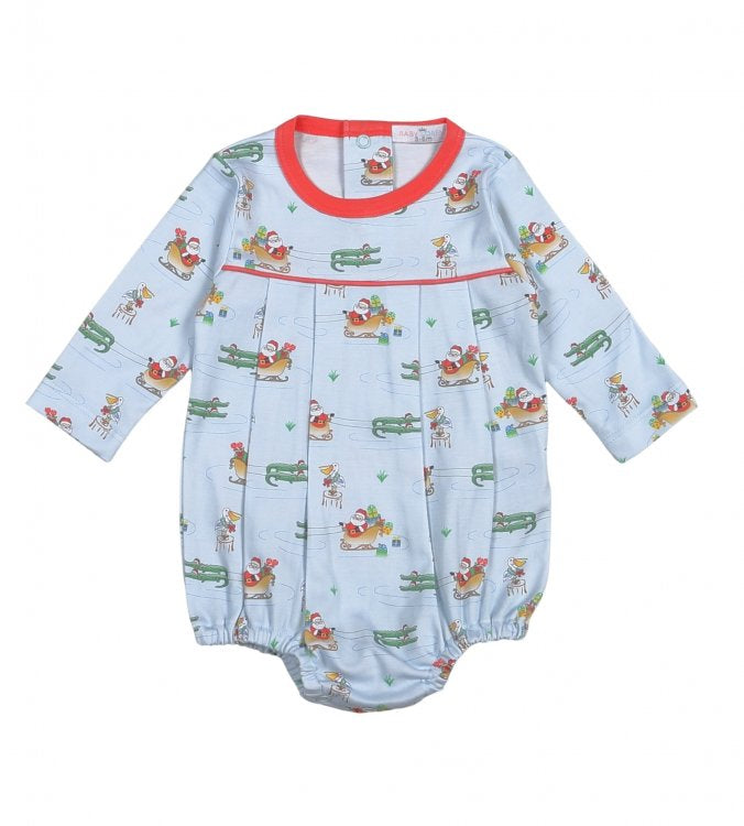 *Pre-Order* Baby Loren Cajun Christmas Bubble - Blue