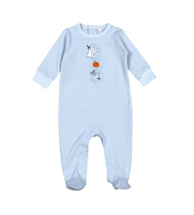 *Pre-Order* Baby Loren Boo Footie - Blue