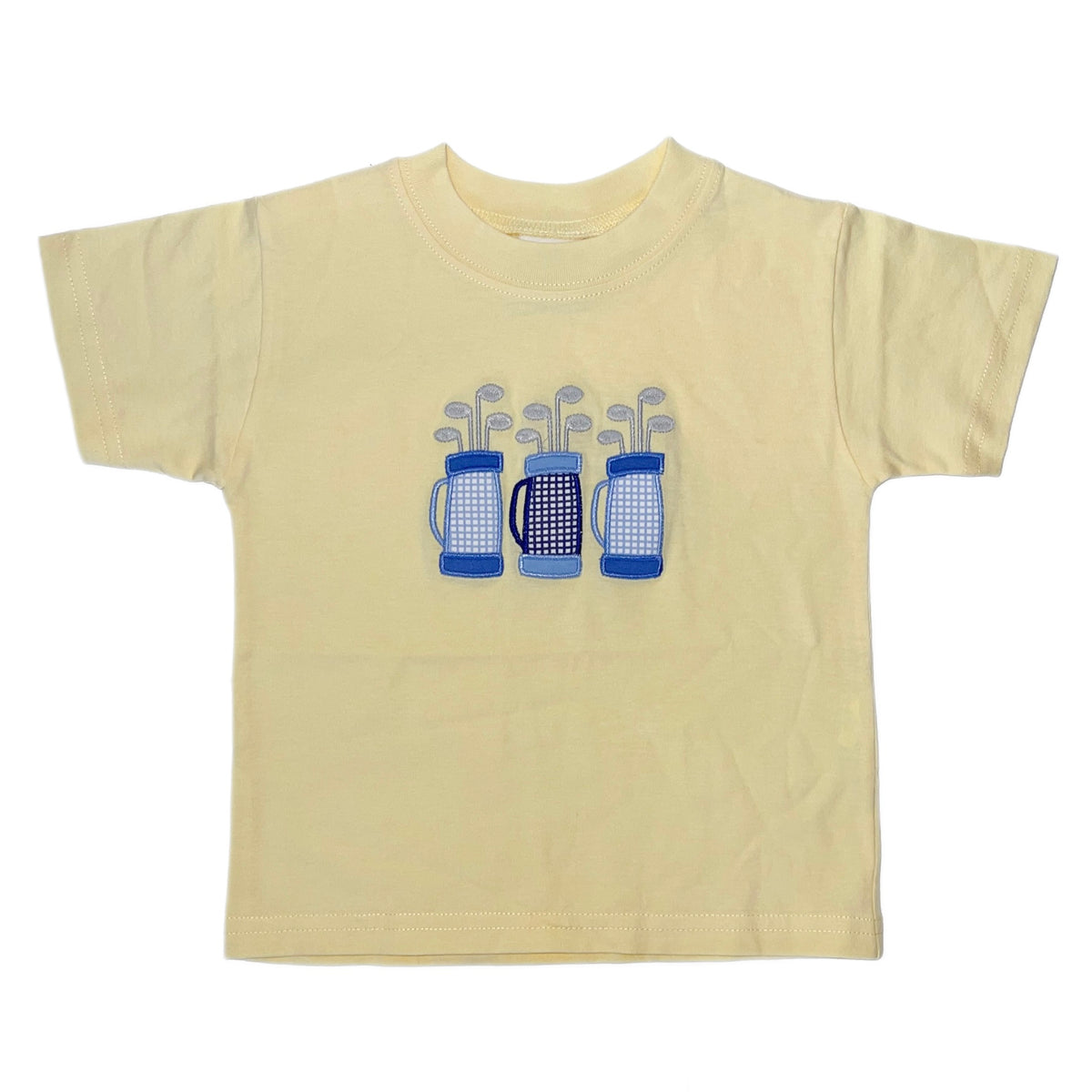 Luigi Kids Golf T-Shirt - Yellow