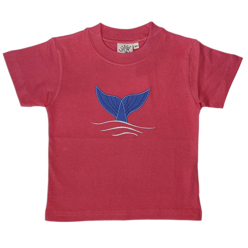 Luigi Kids Whale Tail T-Shirt - Nantucket Red
