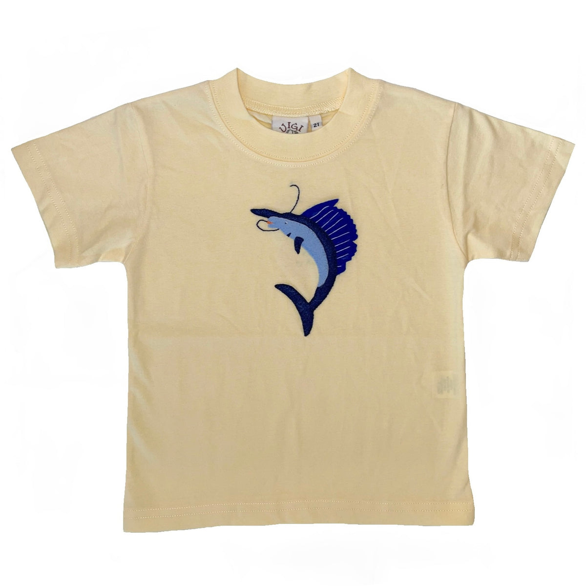 Luigi Kids Blue Marlin T-Shirt - Yellow