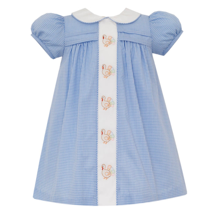 *Pre-Order* Anavini Turkey Dress - Blue