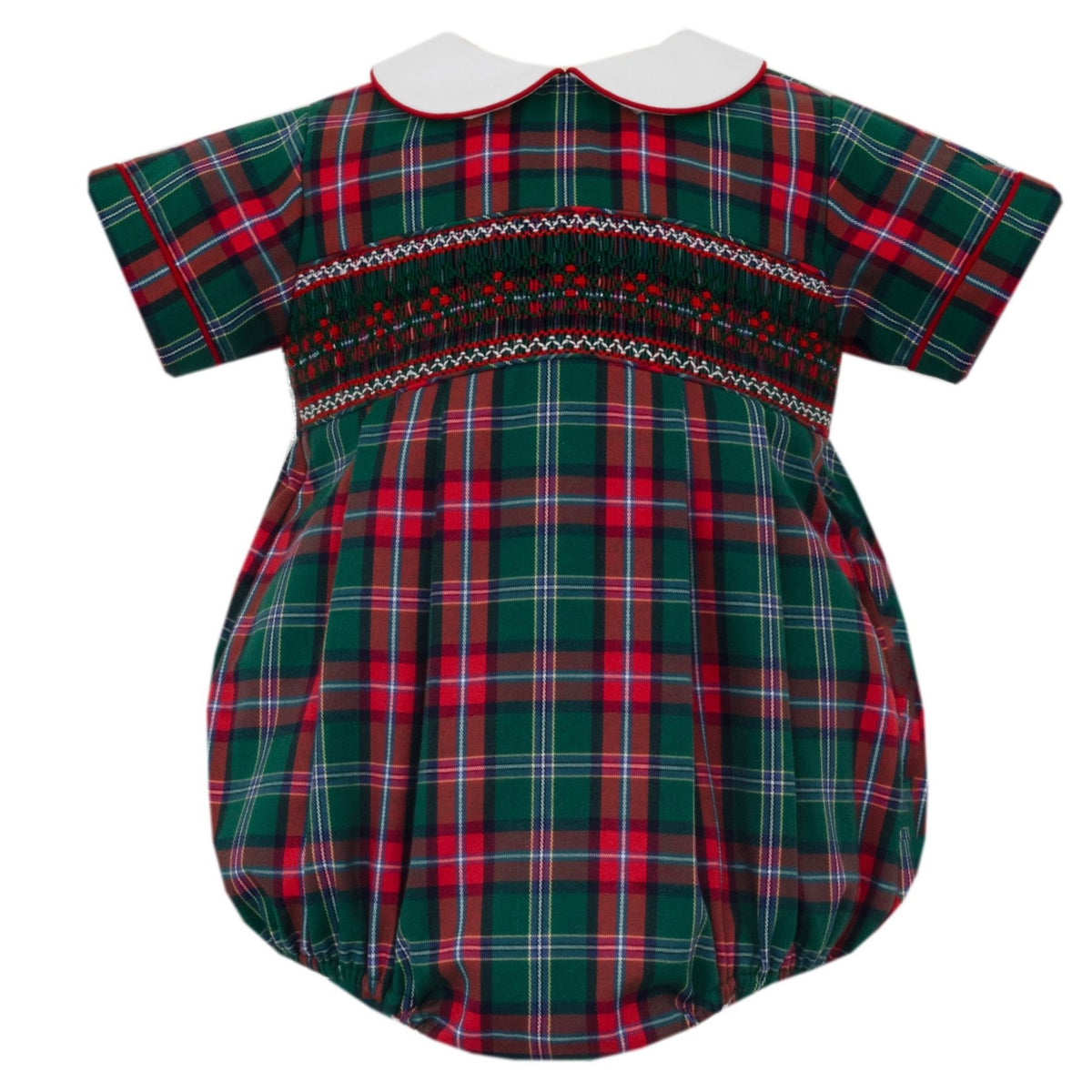 *Pre-Order* Anavini Green & Red Plaid Bubble