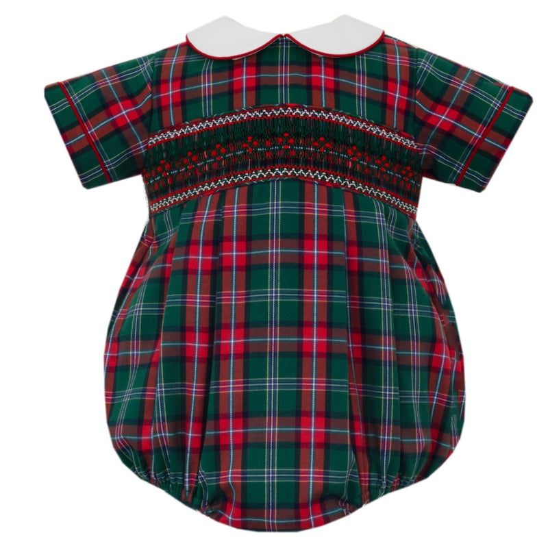 *Pre-Order* Anavini Green & Red Plaid Bubble