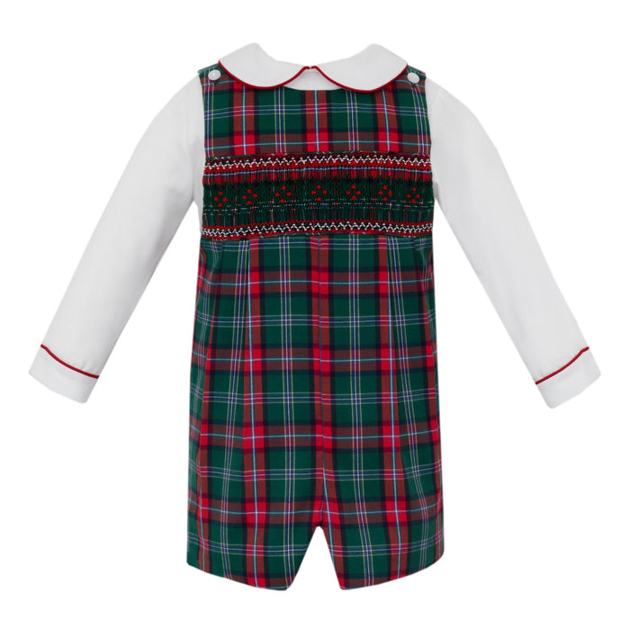 *Pre-Order* Anavini Green & Red Plaid Jon Jon Set