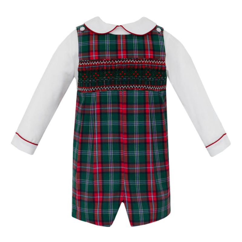 *Pre-Order* Anavini Green & Red Plaid Jon Jon Set