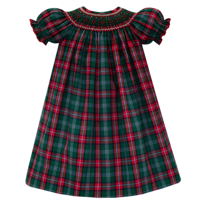 *Pre-Order* Anavini Green & Red Plaid Dress