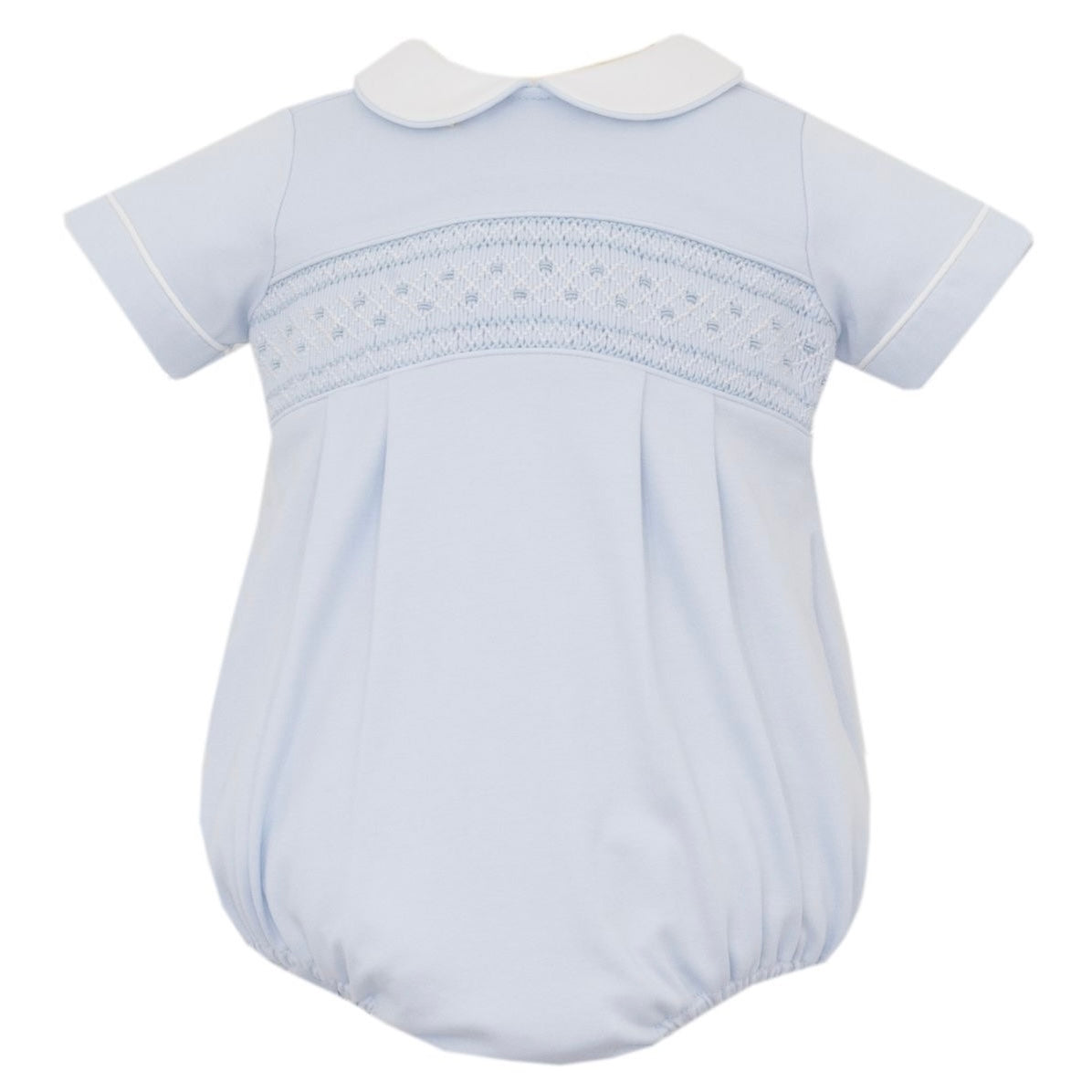 *Pre-Order* Petit Bebe Smocked Bubble - Blue