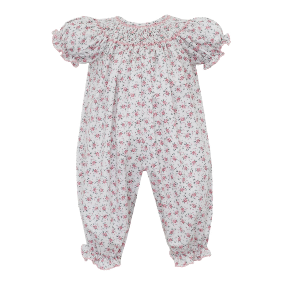 *Pre-Order* Petit Bebe Pink English Garden Floral Long Bubble