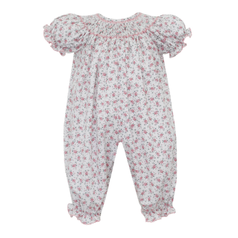 *Pre-Order* Petit Bebe Pink English Garden Floral Long Bubble