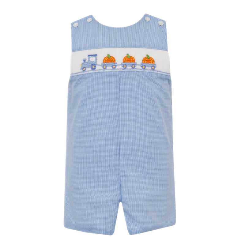 *Pre-Order* Petit Bebe Train & Pumpkins Jon Jon - Blue