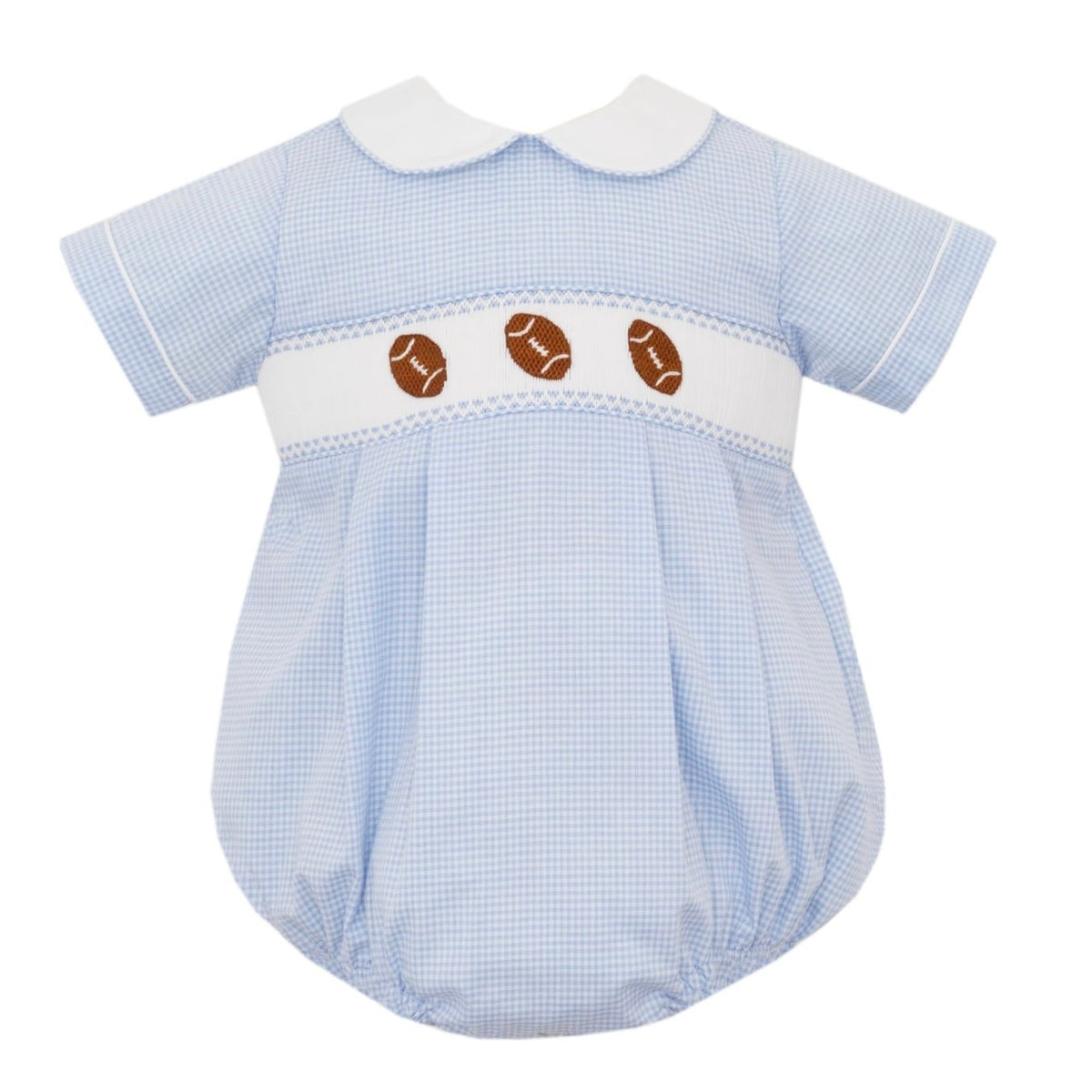 *Pre-Order* Petit Bebe Boys Football Bubble - Blue