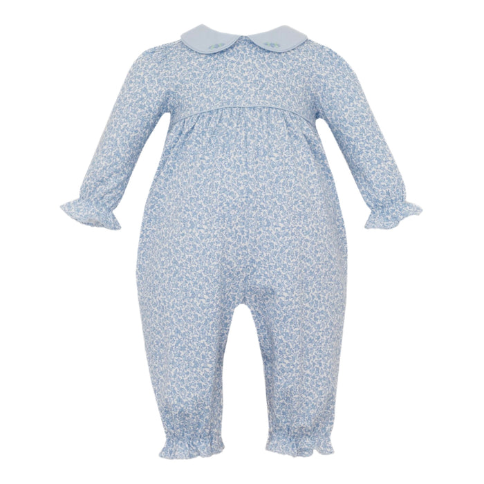 *Pre-Order* Petit Bebe Blue Liberty Floral Romper