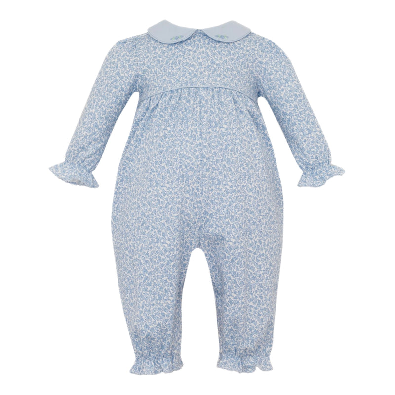 *Pre-Order* Petit Bebe Blue Liberty Floral Romper