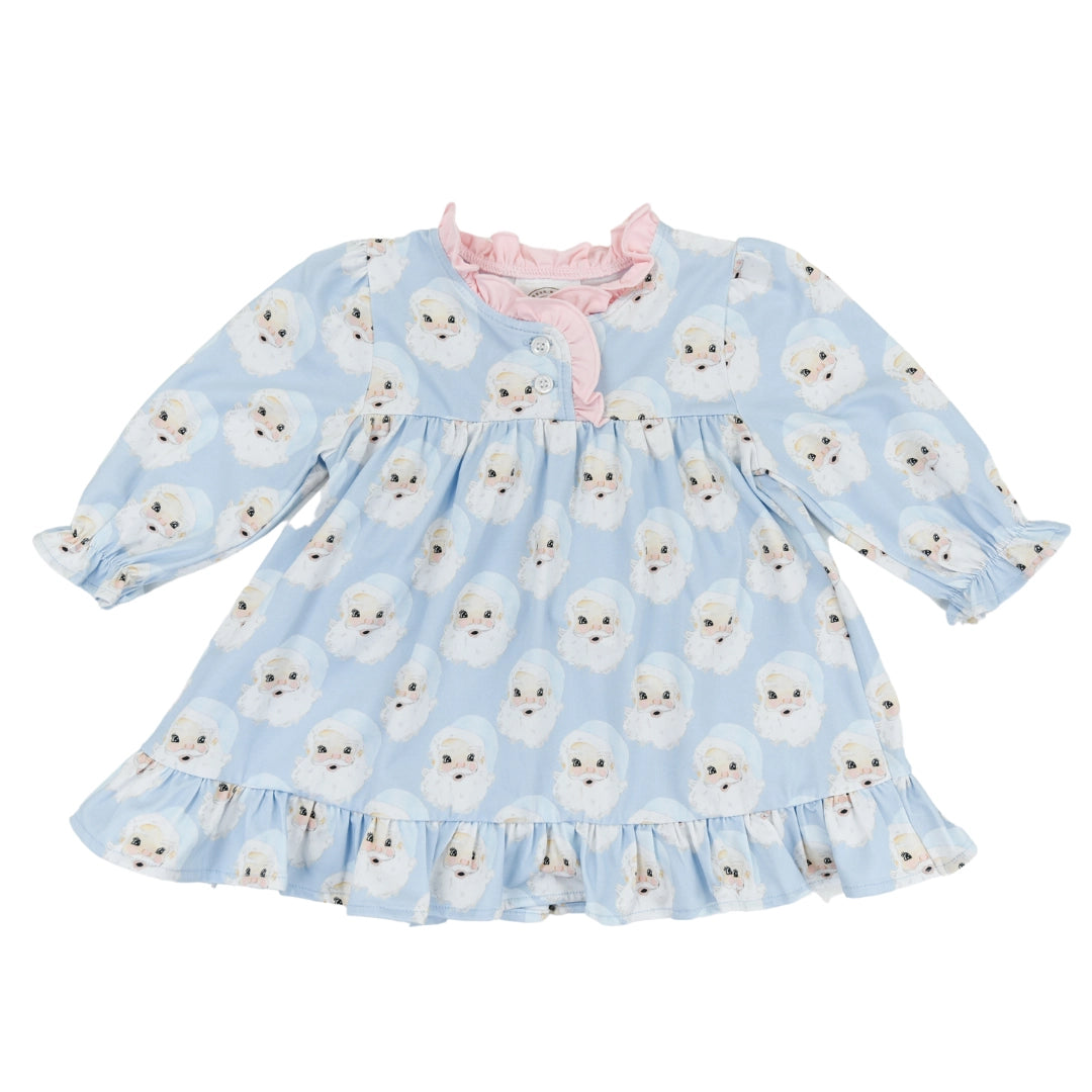 *Pre-Order* Cypress Row Santa Baby Nightgown - Blue/Pink