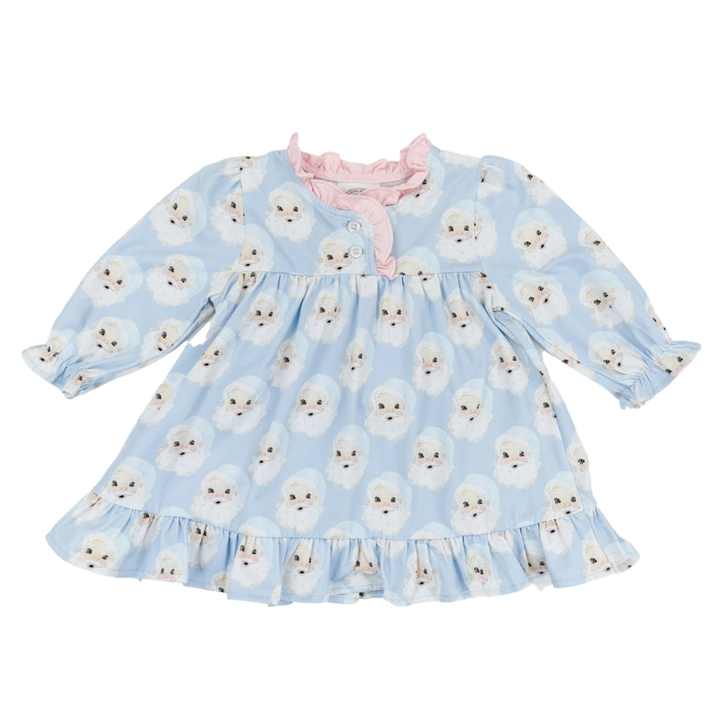 *Pre-Order* Cypress Row Santa Baby Nightgown - Blue/Pink