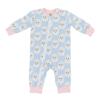 *Pre-Order* Cypress Row Santa Baby Zippy Lounge - Blue/Pink
