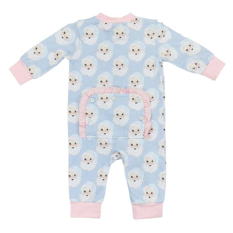 *Pre-Order* Cypress Row Santa Baby Zippy Lounge - Blue/Pink