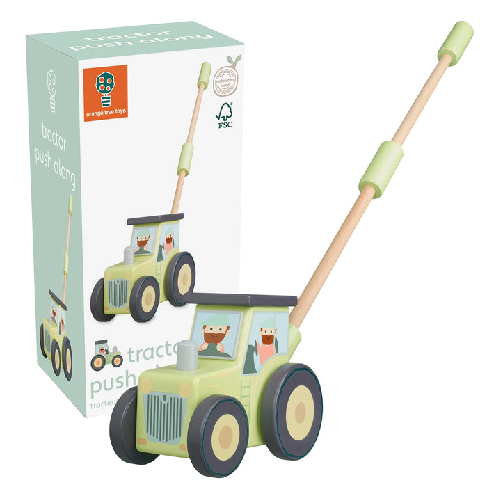 *Pre-Order* Orange Tree Toys Tractor Push Along (Copy)