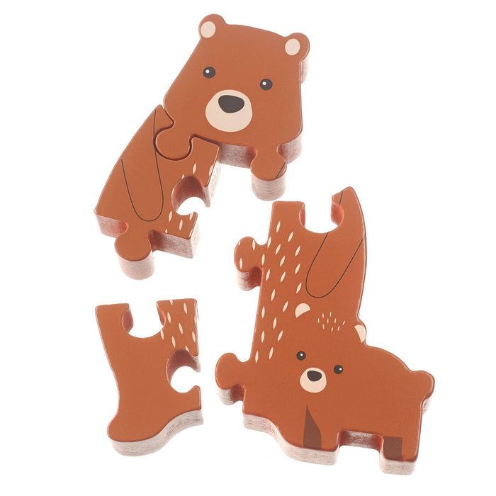 *Pre-Order* Orange Tree Toys Woodland Bear Wooden Puzzle