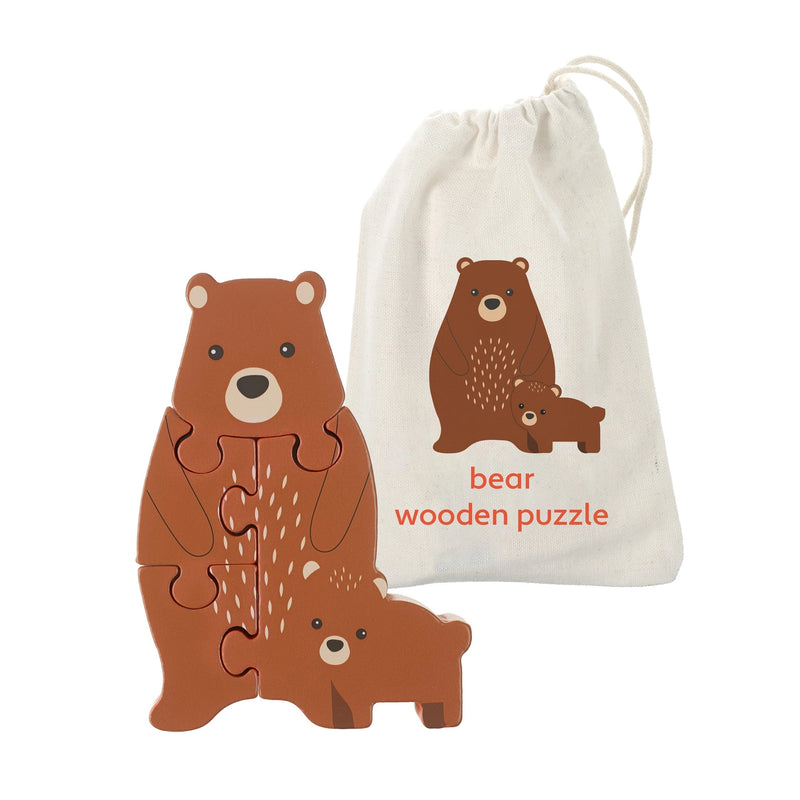 *Pre-Order* Orange Tree Toys Woodland Bear Wooden Puzzle
