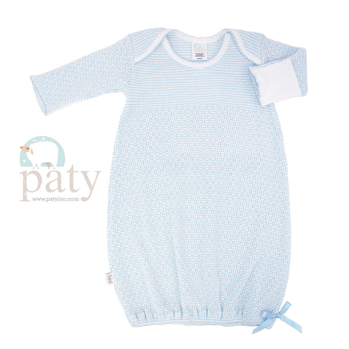 *Pre-Order* Paty, Inc. Knit Overlap Shoulder Gown