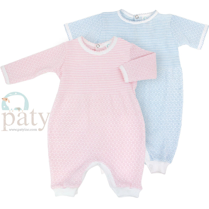 *Pre-Order* Paty, Inc. Knit Long Sleeve Romper