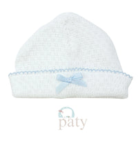 Paty, Inc. Knit Beanie - White w/ Colored Trim
