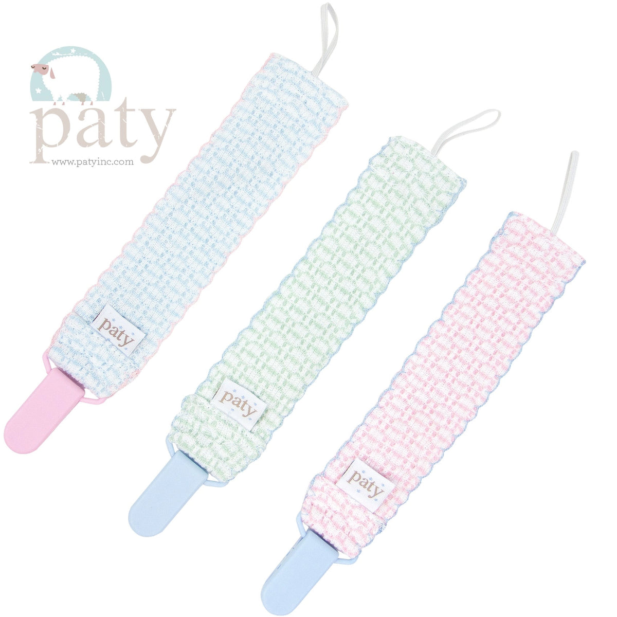 Paty, Inc. Knit Pacifier Clip