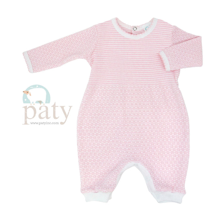*Pre-Order* Paty, Inc. Knit Long Sleeve Romper