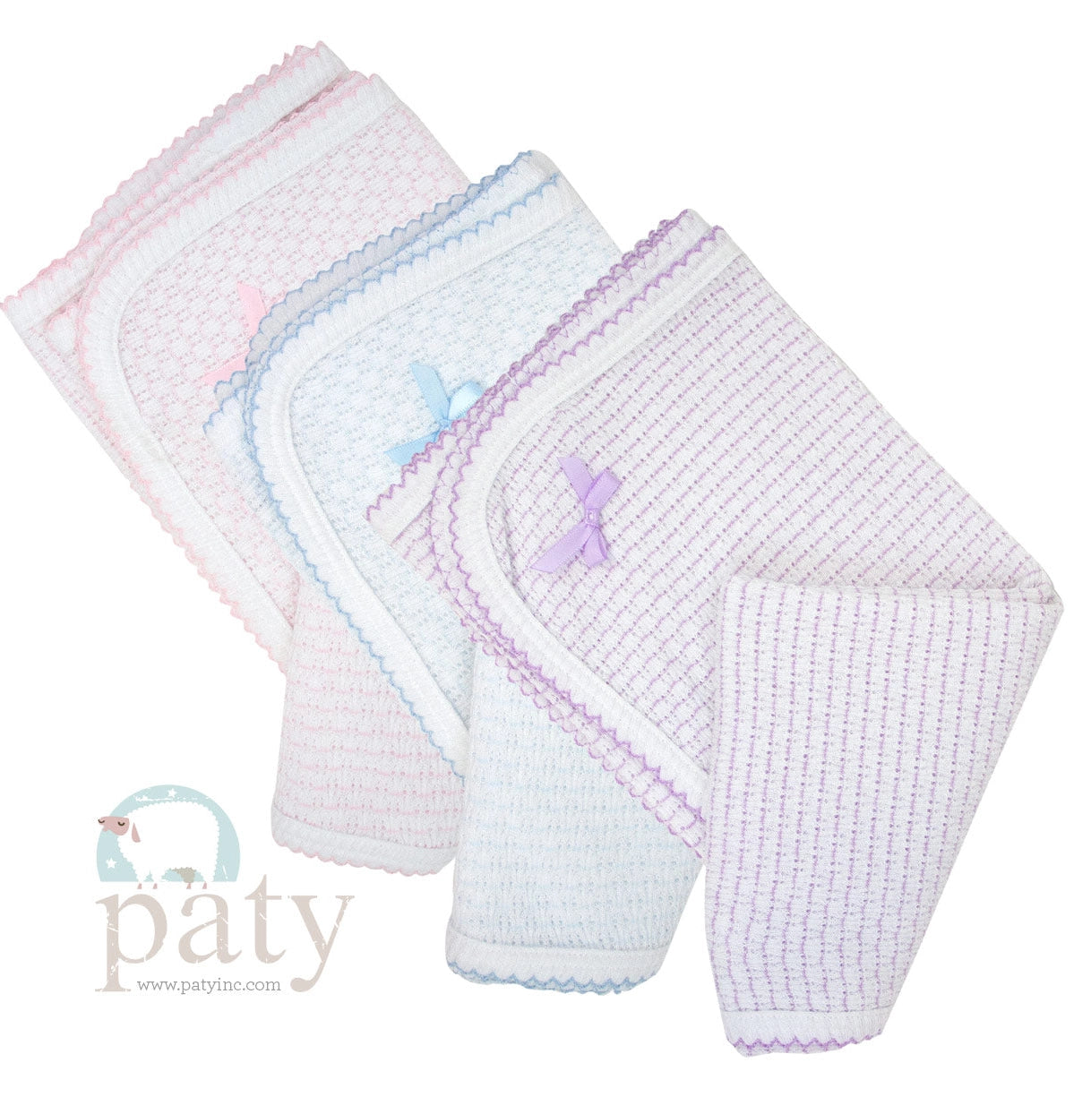 Paty, Inc. Pinstripe Receiving Blanket