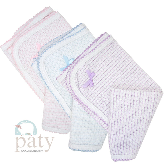 Paty, Inc. Pinstripe Receiving Blanket