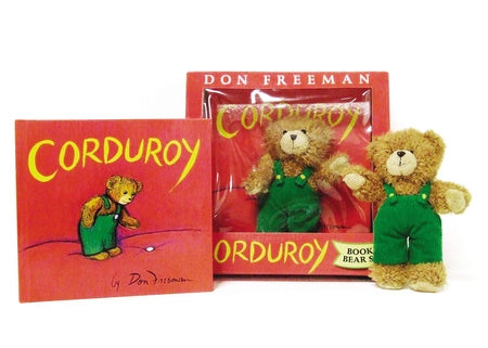Corduroy Book and Bear Set