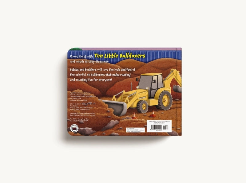 Ten Little Bulldozers Board Book